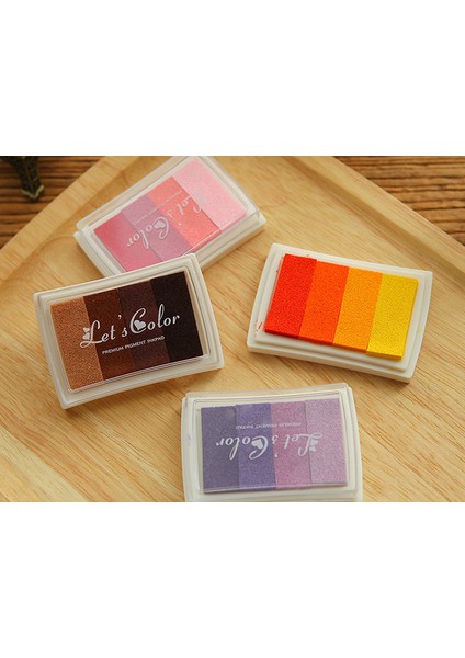 Sarı 6 Degrade Renk Inkpads Scrapbooking Mürekkep Pedi Damga Mürekkep Pedi El Sanatları Renkli Mürekkep Pedi Pullar Çocuklar Için Damga Dıy Sanat (Yurt Dışından) indirimleri