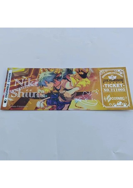 18 Anime Topluluk Yıldız Cosplay Koleksiyonu Çift Taraflı Lazer Bilet Anime Süsler Sevimli Kırtasiye Hediye Sakuma Rei Sükroz (Yurt Dışından)