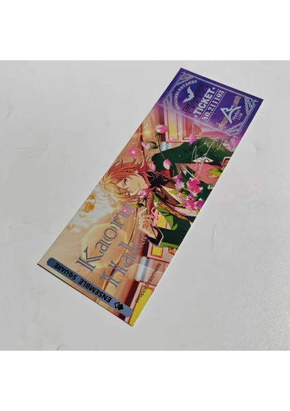 18 Anime Topluluk Yıldız Cosplay Koleksiyonu Çift Taraflı Lazer Bilet Anime Süsler Sevimli Kırtasiye Hediye Sakuma Rei Sükroz (Yurt Dışından) indirimleri