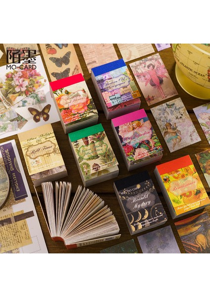 Stil 2 100 Yaprak Vintage El Yazısı Mektup Malzeme Kağıt Çiçek Peri Retro Bloknot Notları Scrapbooking Günlük Dergiler Dıy (Yurt Dışından)