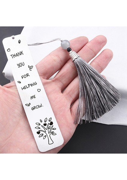 OSS24661SV1-1 Paslanmaz Çelik Yaprak Püskül Kolye Imi Öğrenci Öğretmen Yazı Okuma Imi Öğrenme Malzemeleri Öğretmenler Günü Hediyesi (Yurt Dışından) fiyatları