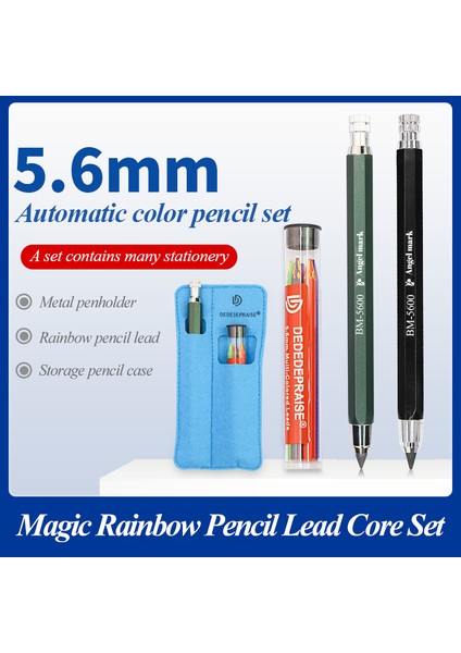 1 Kutu Yumuşak 5.6mm Mekanik Otomatik Kalemler Kömür Grafit Kalem Kurşun Yumuşak Orta Sert Hb 2b 4b 6b 8b 14B Kroki Çizim Kurşun Çekirdek (Yurt Dışından) fırsatları