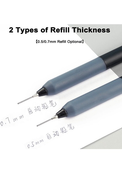Mıx 0.7mm 0.5mm/0.7mm Basit Otomatik Kalem Öğrencinin Basın Tipi Otomatik Kalem Kurşun Kurşun Hareketli Kalemi Değiştirebilir (Yurt Dışından) fırsatları