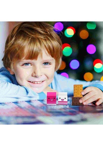 Gösterildiği Gibi Xs 6 Adet Bisküvi Silgi Silgi Kawaii Silgi Okul Ruj Setleri Hediye Çocuklar Çocuklar Için Öğrenciler (Yurt Dışından) modelleri