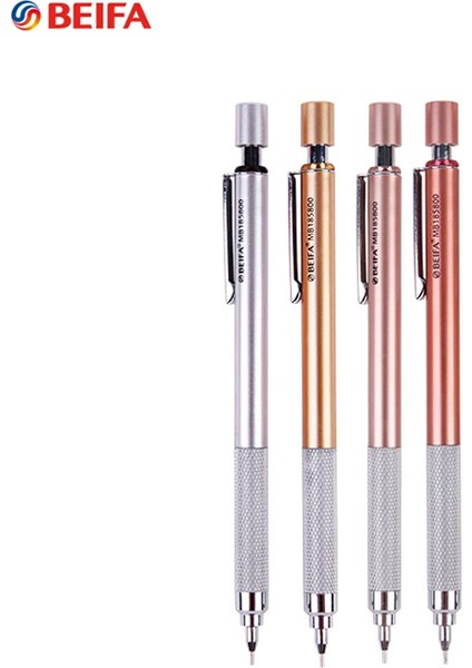 1 Gümüş 1 Kurşun 0.5 mm Beifa Metal Mekanik Kurşun Kalem Japon 0.5/0.7 mm Hb Kalem Kurşun Lapices Çizim Için Düşük Yerçekimi Merkezi Okul Sanatı Için Yazma (Yurt Dışından) fiyatları