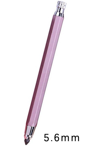 5.6mm Pembe Metal Mekanik Kalem 5.6mm Sanat Resim Çizim Aracı Sanat Okulu Kroki Çizgi Roman Tasarım Otomatik Kalem Öğrenci Kawaii Kırtasiye (Yurt Dışından)