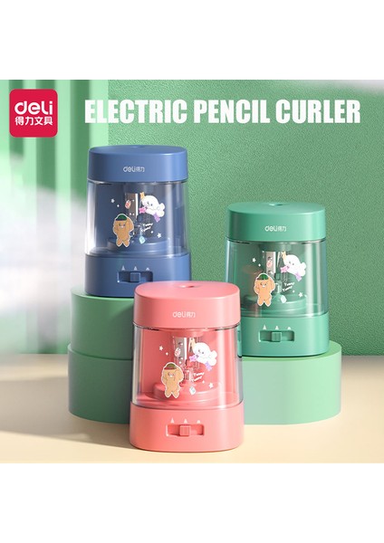 68658A Mavi Deli Elektrikli Kalemtıraş Dayanıklı Renkli Kalem Bileme 3 Vitesli Ayarlanabilir Doldurulabilir Kalemtıraş (Yurt Dışından) fiyatları