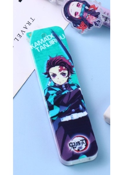 Bir Şeytan Avcısı Kimetsu No Yaiba Kamado Tanjirou Nezuko Grafit Kurşun 0.5mm Mekanik Kurşun Kalem Dolum Plastik Otomatik Kurşun Kalem (Yurt Dışından)
