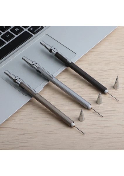 8 Adet 0.5 Yedekler 1 Adet Mekanik Kurşun Kalemler 0.7mm Metal Malzeme Boya Kalemleri Okul Ofis Öğrencileri Için Boyama Kırtasiye Siyah Gümüş Şampanya (Yurt Dışından) fırsatları