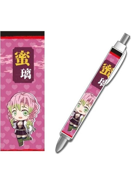 Stil 10 Animasyon Iblis Avcısı Karakter Kamado Tanjiro Nezuko Otomatik Kalem Teşvik Otomatik Kalem Çocuk Öğrenme Kırtasiye (Yurt Dışından)