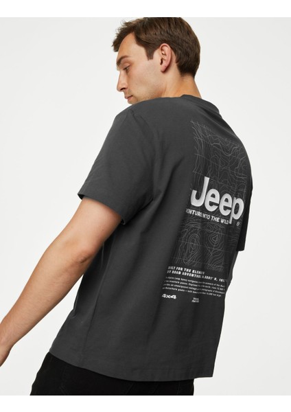 Marks & Spencer Saf Pamuklu Jeep™ T-Shirt