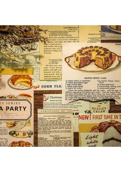 B Journamm 60 Adet/paket Retro Malzemeler Kitap Scrapbooking Deco Önemsiz Dergisi Dıy Albümü Günlüğü Yaratıcı Kırtasiye Dekoratif Kağıt (Yurt Dışından) modelleri