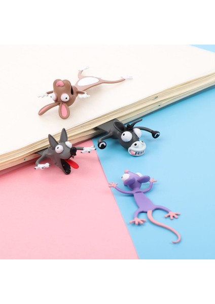 Köpekbalığı 2 3D Stereo Karikatür Hippo Eşek Komik Pvc Kitap Işaretleyiciler Okyanus Serisi Mühür Ahtapot Yaratıcı Shiba Inu Imleri Hediye Okul Kaynağı (Yurt Dışından)