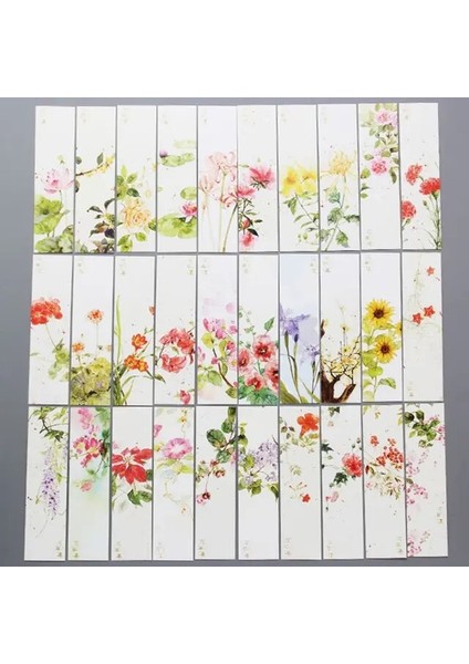 Stil 5 30 Adet Yaratıcı Çin Tarzı Kağıt Imleri Boyama Kartları Retro Güzel Kutulu Imi Hatıra Hediyeler (Yurt Dışından)