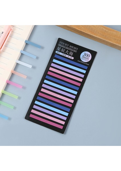 Stil 3 300 Yaprak Yayınlanmıştır Şeffaf Yapışkan Notlar Kendinden Yapışkanlı Açıklamalar Kitap Okuma Yer Imleri Sekmeler Not Defteri Estetik Kırtasiye (Yurt Dışından)