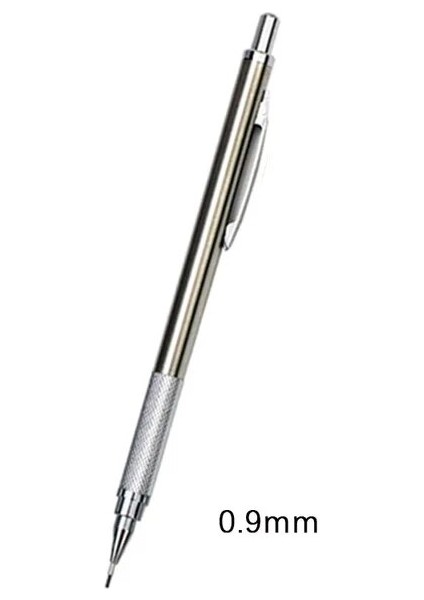 1 Adet 0.9mm C 0.3mm ~ 3.0mm Metal Mekanik Kurşunkalemler Yüksek Kalite 2b Sanat Çizim Otomatik Kalem Tam Paslanmaz Çelik Kalemlik Bakır Çekirdek Kalem (Yurt Dışından)