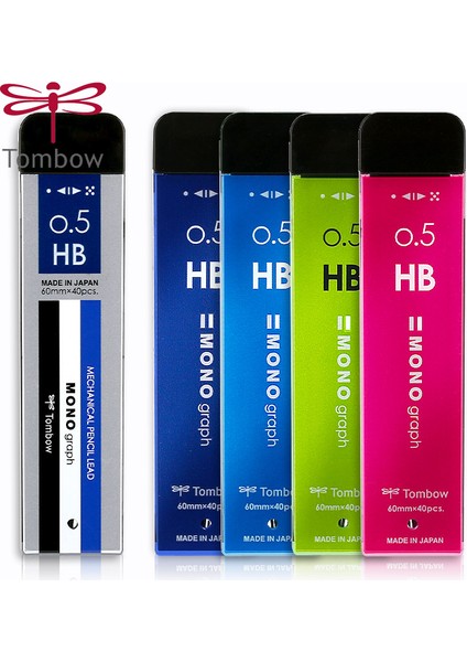0.5mm 2b 1 Adet Japonya Tombow Otomatik Kalem Değiştirme Kurşun R5-Mg Öğrenci Kırılmaz Kurşun 0.3/0.5mm Siyah Kurşun Hb/2b/b (Yurt Dışından)
