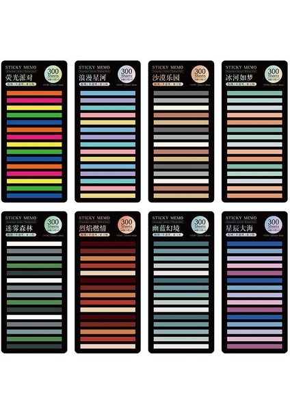 Stil 3 300 Yaprak Yayınlanmıştır Şeffaf Yapışkan Notlar Kendinden Yapışkanlı Açıklamalar Kitap Okuma Yer Imleri Sekmeler Not Defteri Estetik Kırtasiye (Yurt Dışından) fırsatları