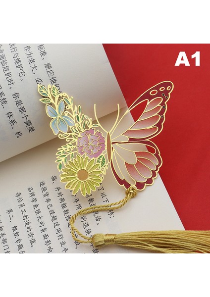 1 Adet Lüks Metal Kitap Ayracı Çin Tarzı Retro Hayvan Şekli Kırtasiye Yaratıcı Hediye Öğretmen Öğrenci Okul Ofis Malzemeleri (Yurt Dışından)