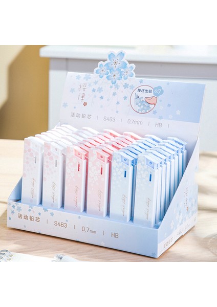 2 Kutu 0.7mm 1/2 Adet 0.5/0.7mm Otomatik Kalemler Sevimli Sakura Mekanik Kurşun Kalemler Kawaii Kalemler Silgi ile Kore Kırtasiye Ofis Malzemeleri (Yurt Dışından)