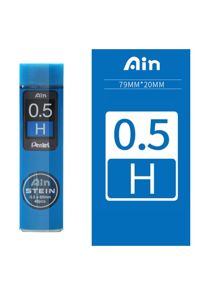 H Pentel Kurşun Kalem C275 Kurşun Yedek Stein Geliştirilmiş Silika 0.5*60 mm 2h,h, Hb, B, 2b, 3b, 4b Mekanik Kurşun Kalem Yazma Malzemeleri (Yurt Dışından)