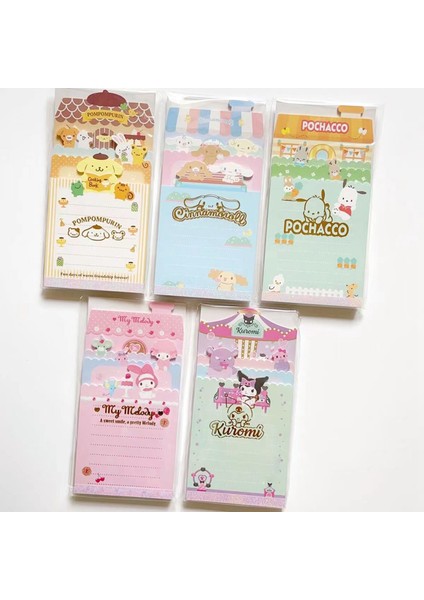 E 80 Yaprak Sevimli Karikatür Anime Bloknot Kawaii Yapışkan Notlar Kız Günlüğü Dıy Kolaj Dekoratif Okul Defteri Japon Kırtasiye (Yurt Dışından)