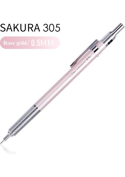 1 Adet Pembe 0.5mm Sakura XS-305 Metal Kabuk Otomatik Mekanik Kurşun Kalem 0.3/0.5mm Grafit Çizim Eskiz Okul Öğrenci Ofis Sanat Malzemeleri (Yurt Dışından)