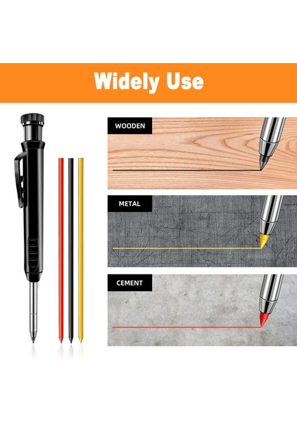 Mavi Set 2.8mm Mekanik Kurşun Kalem Maket Bıçağı Dolum Kurşun Seti Marangoz Scriber Ağaç Işleme Derin Delik Işareti Tasarım Sanat Çizim (Yurt Dışından) modelleri