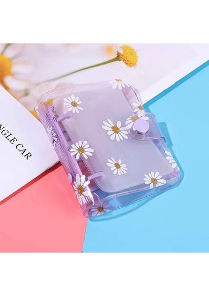 A-Pembe 13 Renk Yaratıcı 3 Delik Papatya Çiçek Gevşek Yaprak Dolum Defter Kapağı Mini El Hesabı Günlüğü Bağlayıcı Kitap Kırtasiye (Yurt Dışından) modelleri