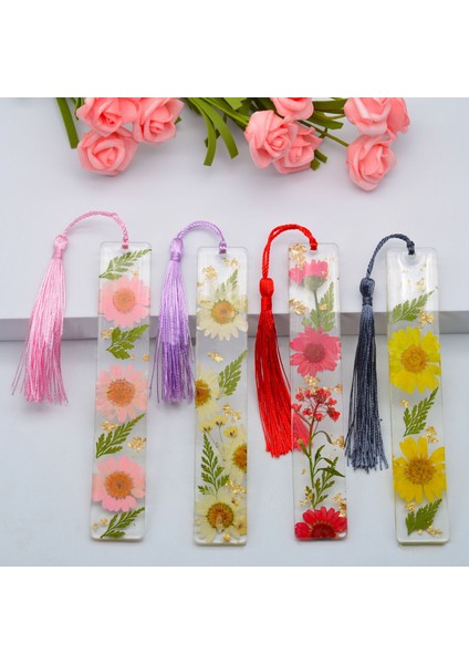 Stil 5 Kurutulmuş Çiçek Reçine Yer Imleri Püskül Sayfalandırma Mark Kitap Işaretleyicileri Okuyucular Öğretmenler Öğrenciler Kırtasiye Ofis Kaynağı (Yurt Dışından) fiyatları