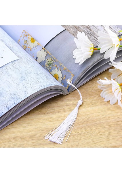 Stil 5 Kurutulmuş Çiçek Reçine Yer Imleri Püskül Sayfalandırma Mark Kitap Işaretleyicileri Okuyucular Öğretmenler Öğrenciler Kırtasiye Ofis Kaynağı (Yurt Dışından) fırsatları