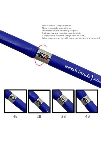 3 Adet Siyah Kalemler 2.0mm Mekanik Kurşun Kalem Seti 2b Otomatik Kurşun Kalemler Renkli/siyah Kurşun Yedekleri Taslak Çizim, Yazma, Işçiliği, Sanat Kroki Için (Yurt Dışından)