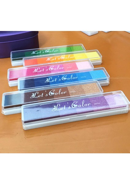 Style6 1 Adet Sevimli Renkli Inkpad Mürekkep Damga Pedi Renkli Karikatür Zanaat Inkpad Seti Dıy Komik Çalışma Parmak Izi Scrapbooking Aksesuarları (Yurt Dışından) fırsatları