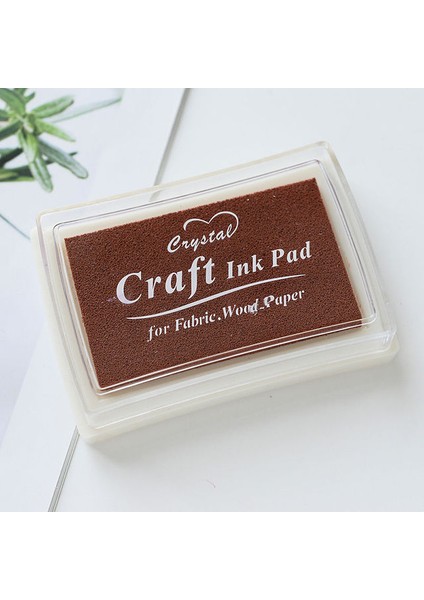 M Çocuk El Yapımı Parti Sevimli Inkpad Scrapbooking Aksesuarları Dıy Zanaat Kauçuk Pullar Mürekkep Pedi Parmak Izi Kart Yapımı (Yurt Dışından)