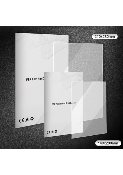 Çok Yeni 3/5 Pcs Şeffaf Fep Yayın Filmi Ultra Şeffaf Yazıcı Yayın Filmi 3D Yazıcılar Için Kalınlık 0.1mm Yalıtım (Yurt Dışından) fiyatları