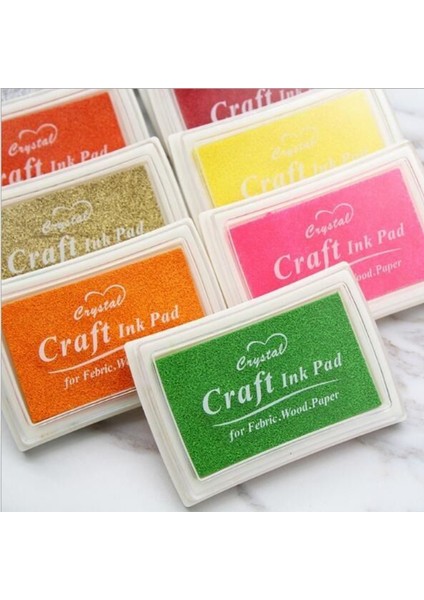 D Çocuk El Yapımı Parti Sevimli Inkpad Scrapbooking Aksesuarları Dıy Zanaat Kauçuk Pullar Mürekkep Pedi Parmak Izi Kart Yapımı (Yurt Dışından) indirimleri