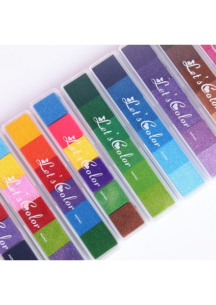 Stil 3 Renkli Inkpad Toksik Olmayan Degrade Renkli Mürekkep Pedi Inkpad Lastik Damga Yağ Bazlı Parmak Izi Güzel Çocuk Oyuncakları Lastik Damga (Yurt Dışından) modelleri