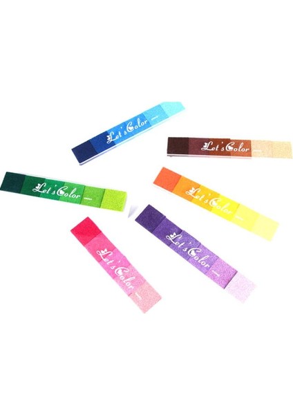 Stil 3 Renkli Inkpad Toksik Olmayan Degrade Renkli Mürekkep Pedi Inkpad Lastik Damga Yağ Bazlı Parmak Izi Güzel Çocuk Oyuncakları Lastik Damga (Yurt Dışından) indirimleri