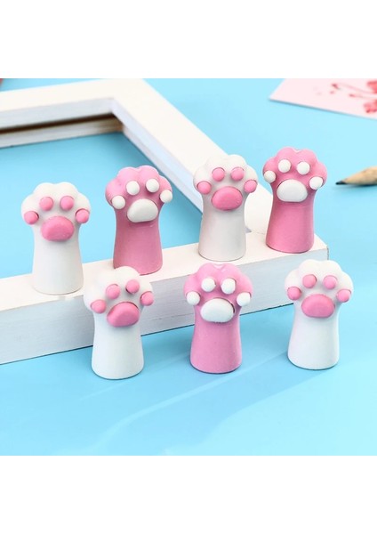 Resim Olarak 3 Adet Yaratıcı Karikatür Kedi Pençe Silgi Kaymaz Anti-Sonbahar Çocuk Kalem Koruyucu Kılıf Okul Ofis Malzemeleri Kawaii Kırtasiye (Yurt Dışından) modelleri