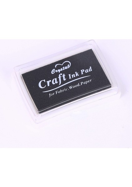 Siyah 15 Renk Inkpad El Yapımı Dıy Zanaat Yağ Bazlı Mürekkep Pedi Kumaş Ahşap Kağıt Scrapbooking Mürekkep Pedi Parmak Boyama Günlüğü Damga (Yurt Dışından)