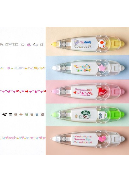 01 1 Adet Plastik Sevimli Hayvan Basın Tipi Karikatür Düzeltme Bandı Çıkartmalar Ofis Malzemeleri Basın Tipi Kawaii Bant Dekoratif Bant (Yurt Dışından) fiyatları