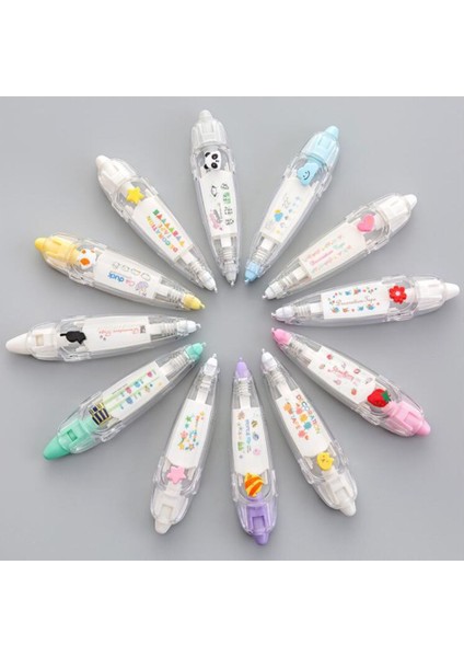 01 1 Adet Plastik Sevimli Hayvan Basın Tipi Karikatür Düzeltme Bandı Çıkartmalar Ofis Malzemeleri Basın Tipi Kawaii Bant Dekoratif Bant (Yurt Dışından) modelleri