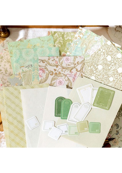 C Yoofun 40 Adet/paket Vintage Scrapbooking Dıy Malzeme Paketi Dekoratif Retro Arka Plan Kağıt Günlük Defteri Kağıtları (Yurt Dışından) modelleri