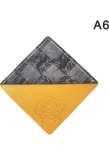 1 Adet Vintage Deri Kare Köşe Imleri Kitap Sayfası Tutucu Köşe Koruyucu Öğrenci Kırtasiye Okuma Severler Hediye (Yurt Dışından)