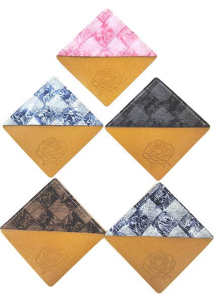 1 Adet Vintage Deri Kare Köşe Imleri Kitap Sayfası Tutucu Köşe Koruyucu Öğrenci Kırtasiye Okuma Severler Hediye (Yurt Dışından) indirimleri