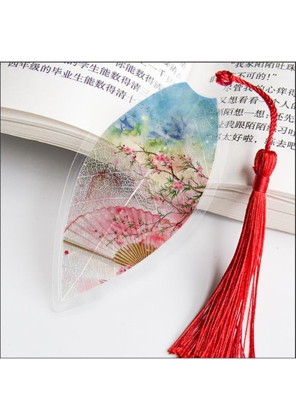 Bir Çin Tarzı Imi Lotus Desen Şeffaf Kitap Ayracı Oldukça Estetik Yaprak Damar Imi Hediye Öğrenciler Için Okul Malzemeleri (Yurt Dışından) fiyatları