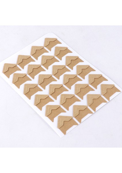 White5 Yaprak 120 Adet/grup 5 Sayfa Dıy Vintage Köşe Kraft Kağıt Çıkartmalar Fotoğraf Albümü Çerçeve Dekorasyon Scrapbooking Resim Dekor Koruyun (Yurt Dışından) indirimleri