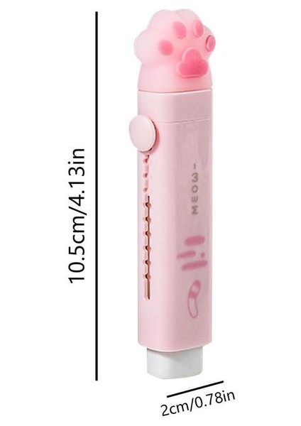 Pembe Kedi Pençe Silgi Sevimli Kauçuk Çocuklar Itme-Çekme Kauçuk Silgi Sevimli Kedi Kauçuk Kırtasiye Malzemeleri Çocuklar Öğrenciler Için Okul Ofisleri (Yurt Dışından)