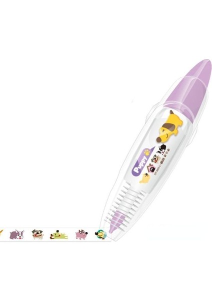 15 1 Adet Plastik Sevimli Hayvan Basın Tipi Karikatür Düzeltme Bandı Çıkartmalar Ofis Malzemeleri Basın Tipi Kawaii Bant Dekoratif Bant (Yurt Dışından)