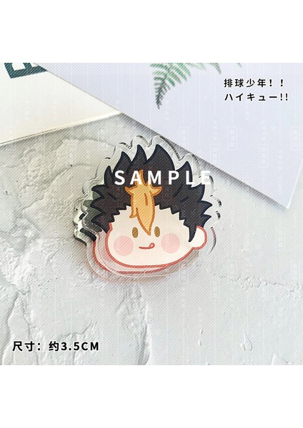 Yu Nishinoya Haikyuu Imleri Anime Shoyo Hinata Kozume Kenma Imi Kawaii Pp Klip Kitap Sayfası Akrilik Işaretleyici Kırtasiye Okul Malzemeleri (Yurt Dışından)